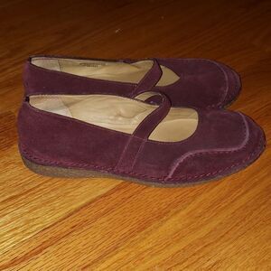 Rockport Burgandy Maryjane flats